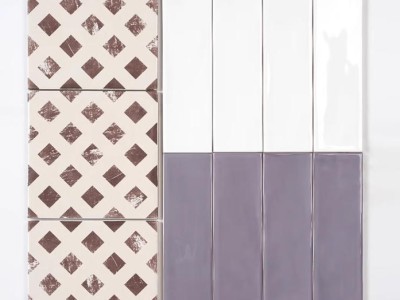 薰衣草紫色瓷砖墙砖卫生间浴室厕所厨房墙面长条砖日式小砖釉面砖